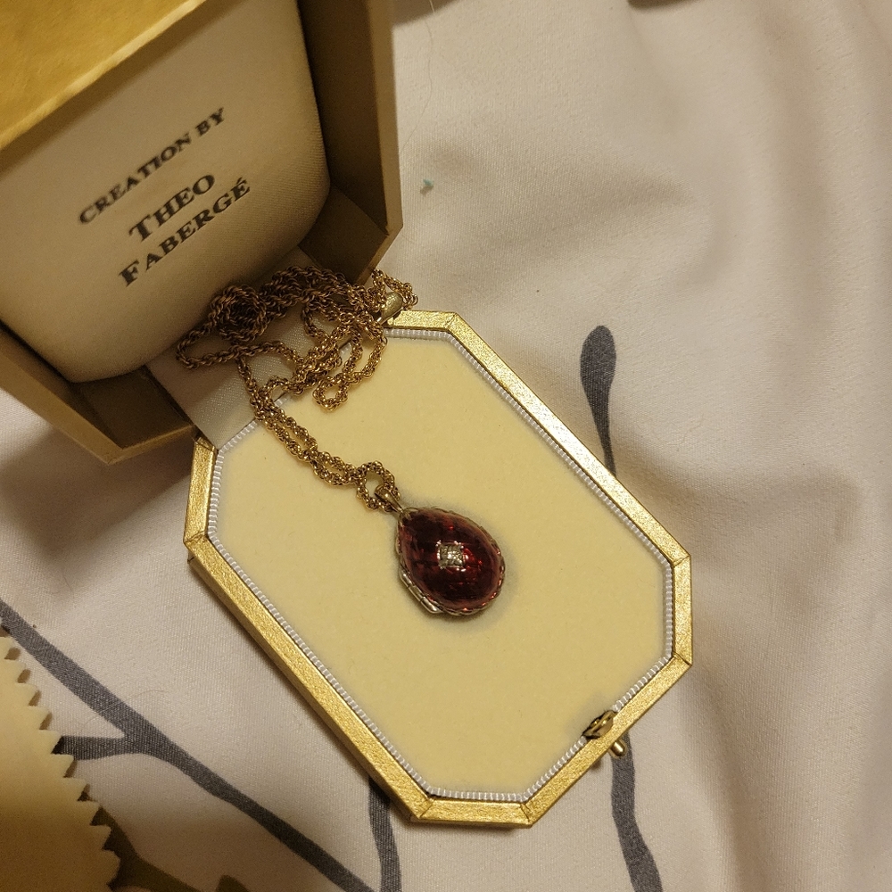 Authentic Theo Faberge Passion Pendant